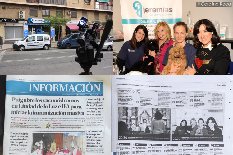 Jeremías: ¡¡ Salimos en la tele y en el periódico !!