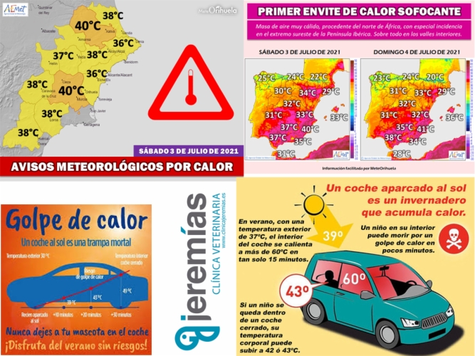 Altas temperaturas - Aviso por calor: