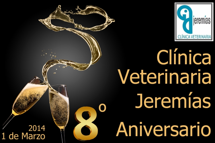 1 de Marzo: 8 º Aniversario Clínica veterinaria Jeremías